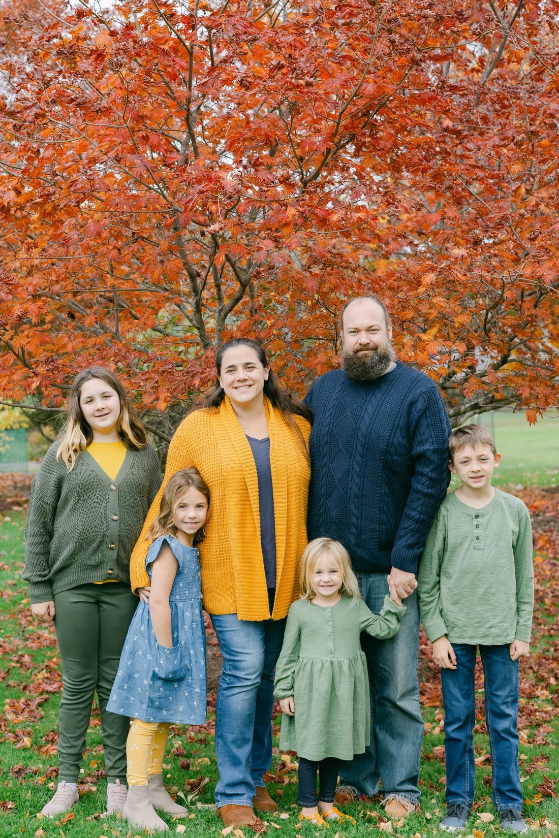Adam Juhasz with his family